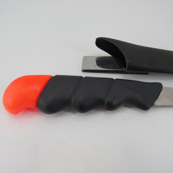 Floating Filet Knife with Plastic Sheath and Orange Location Bulb 10 1/2 Inch - Picture 4 of 7